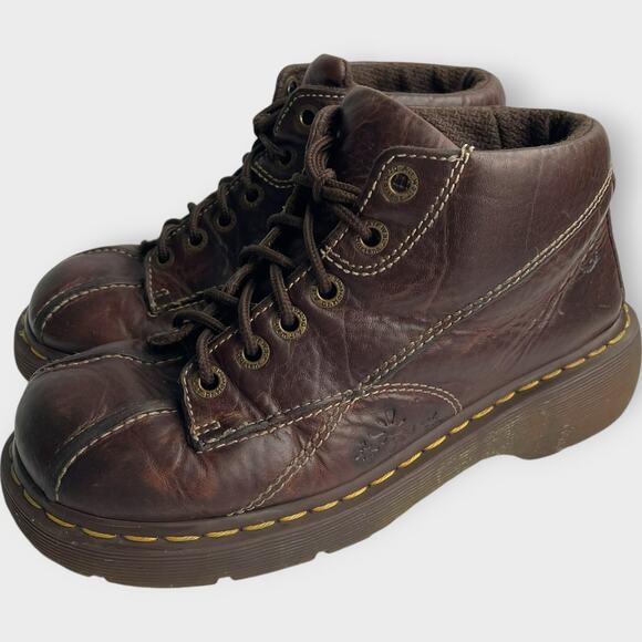 Dr. Martens 12281 Flower Power VTG Y2K 90's Splat Platform US Size 8 Chunky Goth - Picture 5 of 11